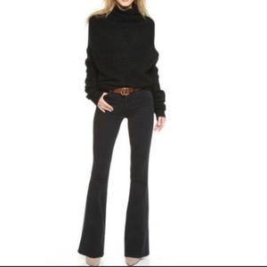 PAIGE Black High Rise Bell Canyon Long Jeans 29